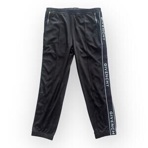 Black Jogger Jersey Side Stripes Sweatpants size XXL